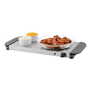 OVENTE Electric Warming Tray with Adjustable Temperature Control Perfect for Buf